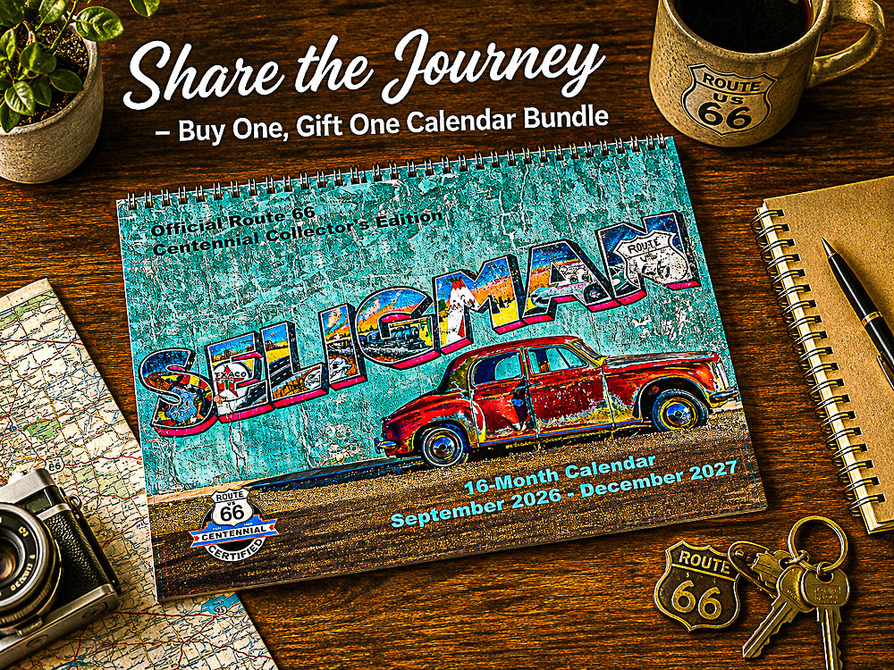 Travels With Randy 16 Month Official Route 66 Centennial Limited Edition Calendar Buy One Gift One Bundle!
