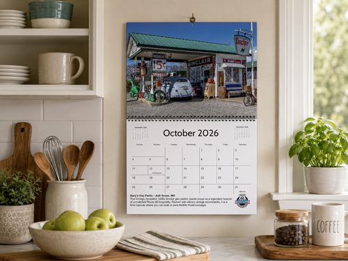 Official Travels With Randy 16 Month Route 66 Centennial Calendar