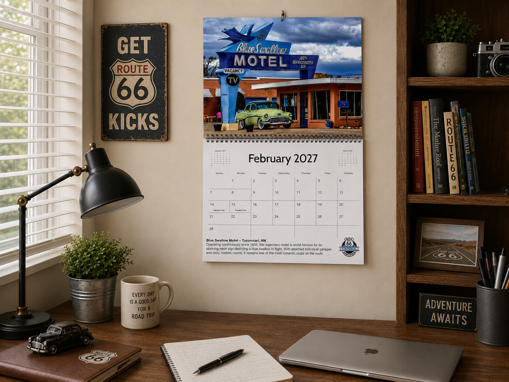 Official Travels With Randy 16 Month Route 66 Centennial Calendar