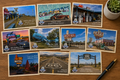 Official Travels With Randy Route 66 "Pier to Pier" Postcard Deck (10-Pack)